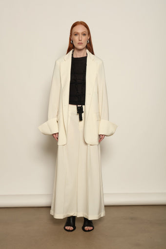 Birkin Ecru Blazer - Maison Jejia
