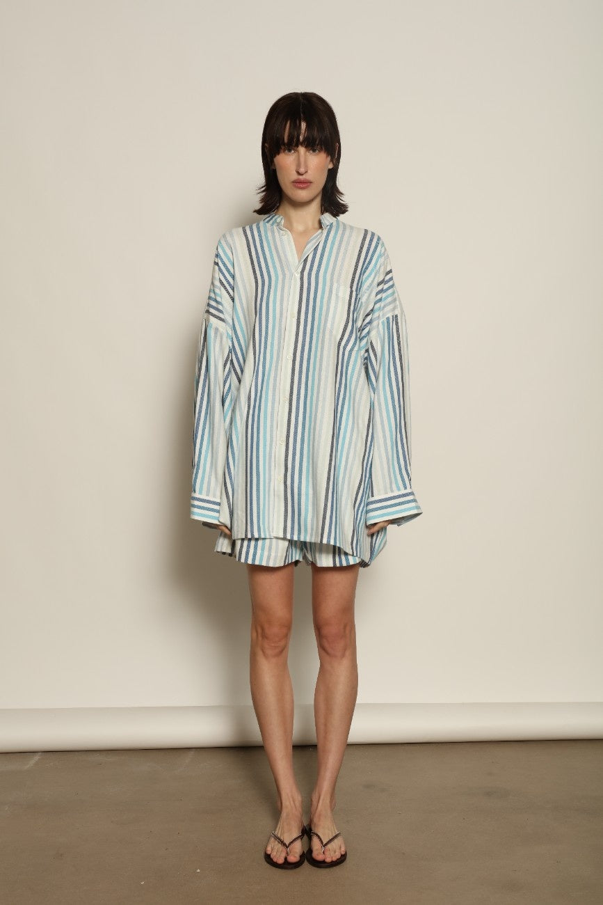 The Oversized Shirt Small Point Collar - Marrakshi Life
