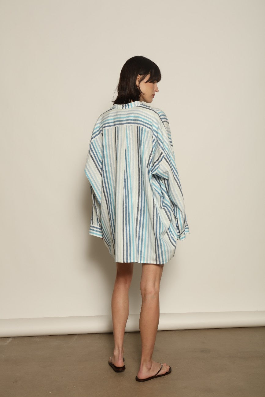 The Oversized Shirt Small Point Collar - Marrakshi Life