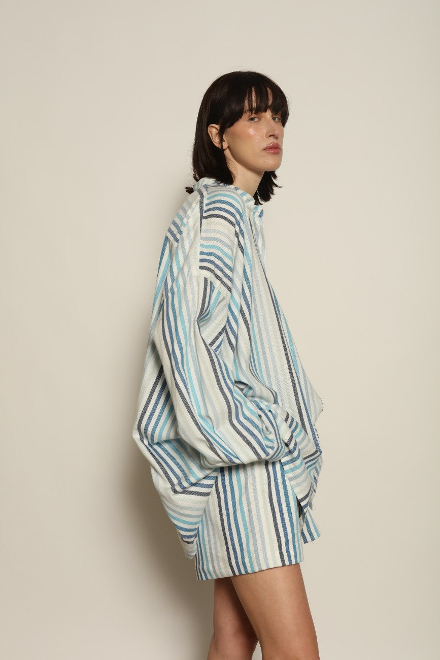 The Oversized Shirt Small Point Collar - Marrakshi Life