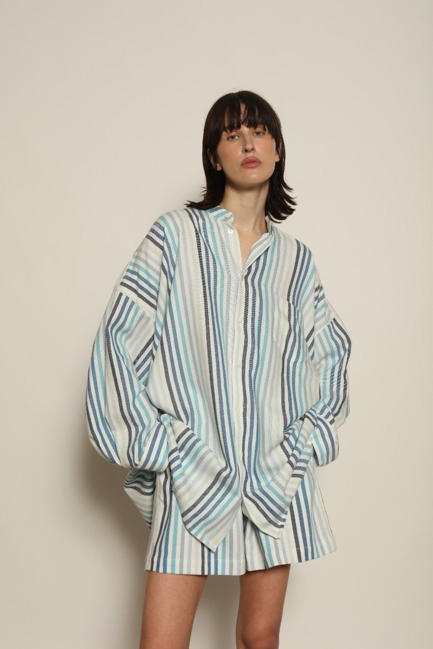 The Oversized Shirt Small Point Collar - Marrakshi Life