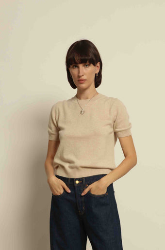Natural Natascha Round Neck Pullover