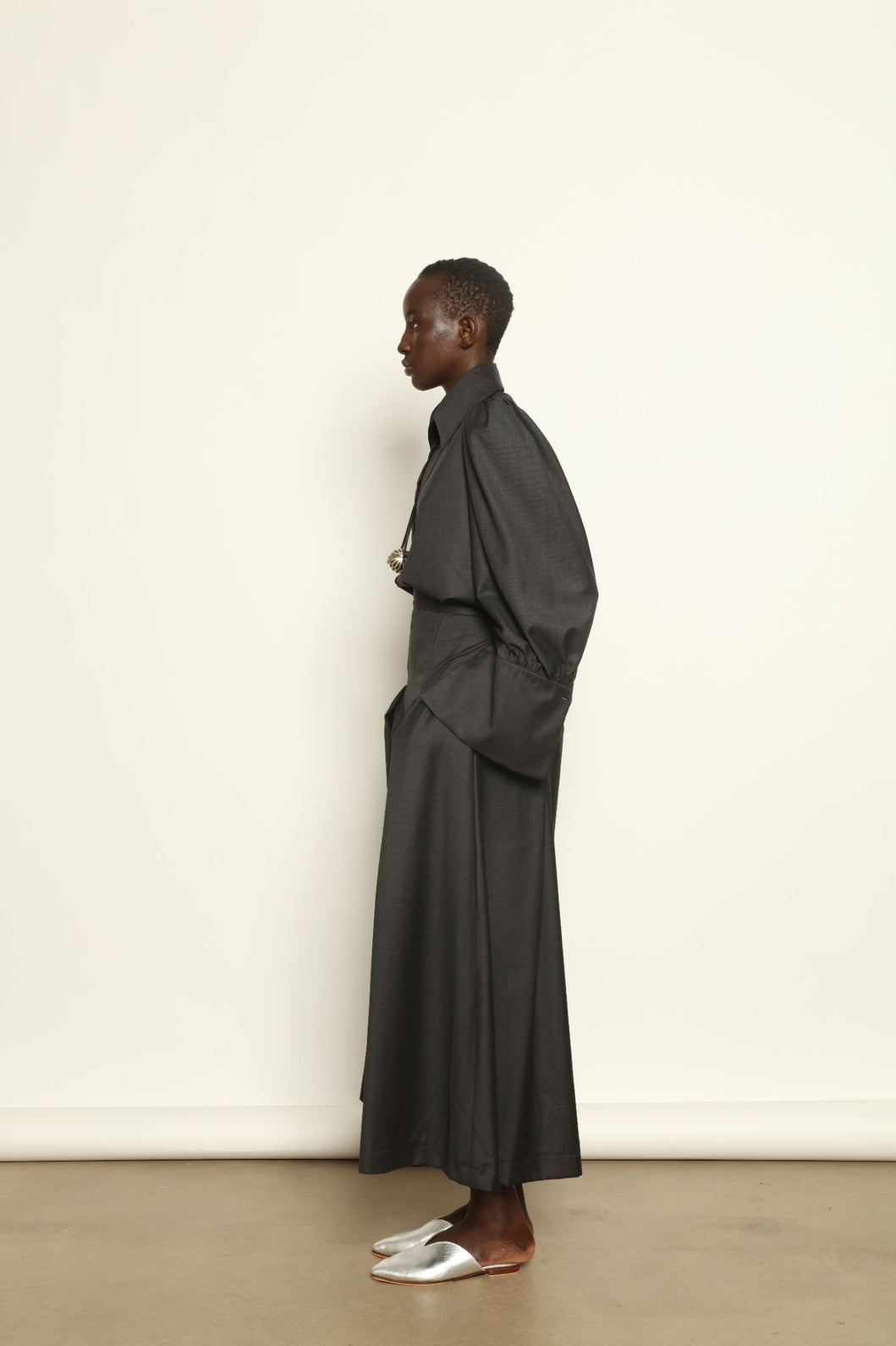Karin Anthracite Blouse - House of Woven Stories