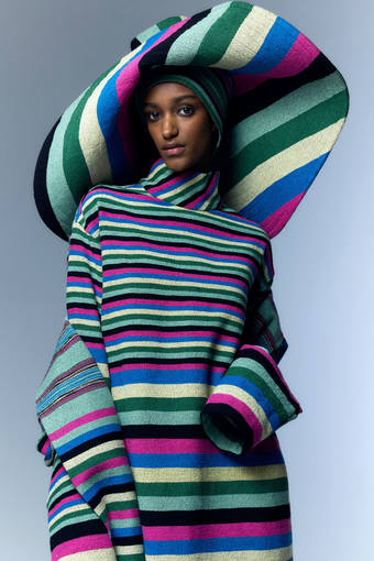 The Multicolor Boucle Pamela Hat - Marrakshi Life