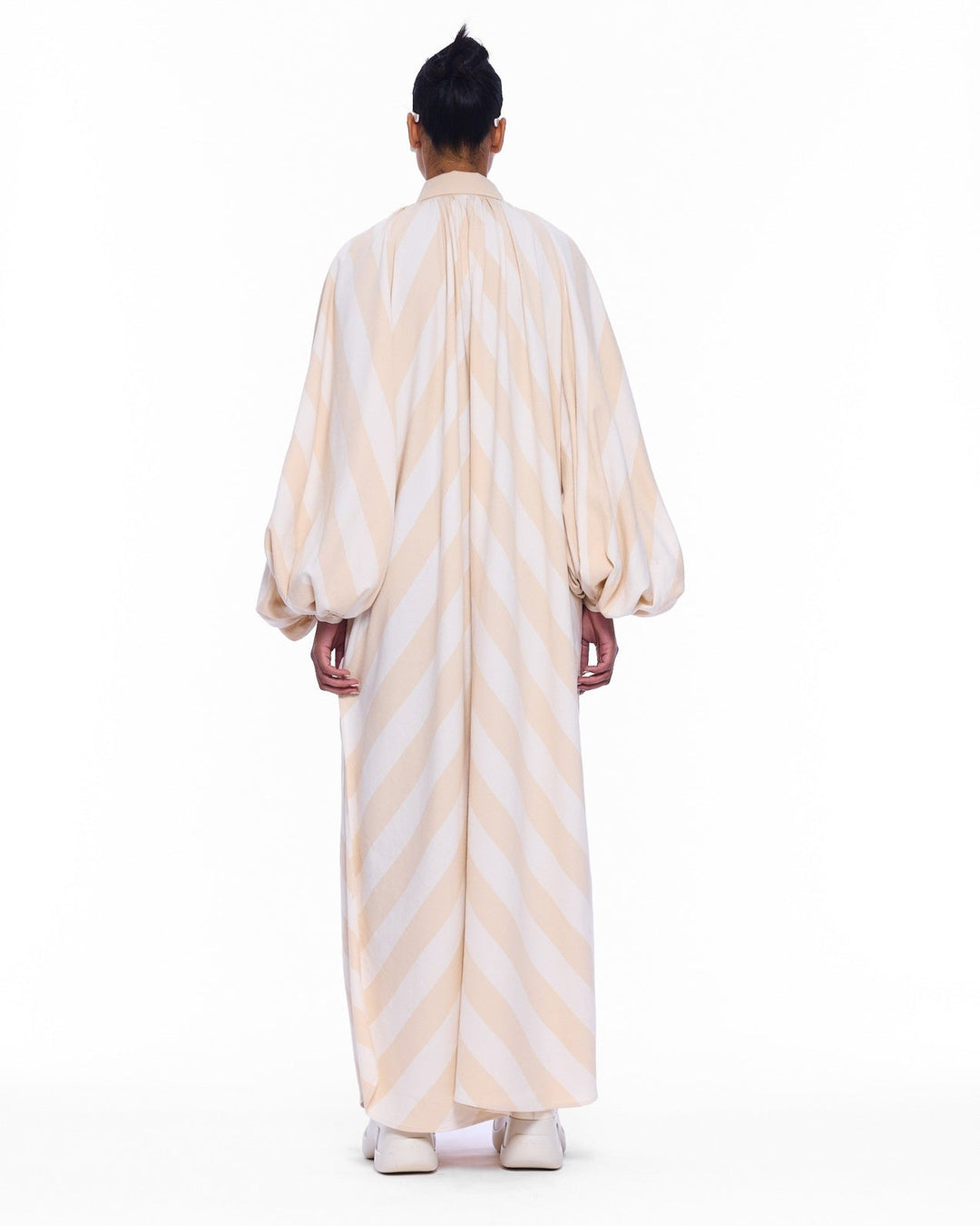 The Touareg Ecru and White Dress