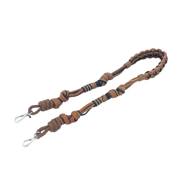 Alice strap by MY BOB, handcrafted in Italy, 100 cm long macramé bag strap adding vibrant color and personality, part of House of Woven Stories collection, available in multiple colors.