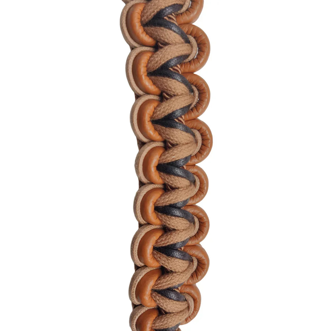 Alice strap by MY BOB, handcrafted in Italy, 100 cm long macramé bag strap adding vibrant color and personality, part of House of Woven Stories collection, available in multiple colors.