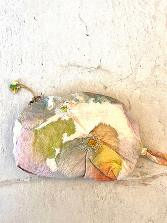 Delia One of a kind Plant Dyed Silk Pouch by Antonia Rossi