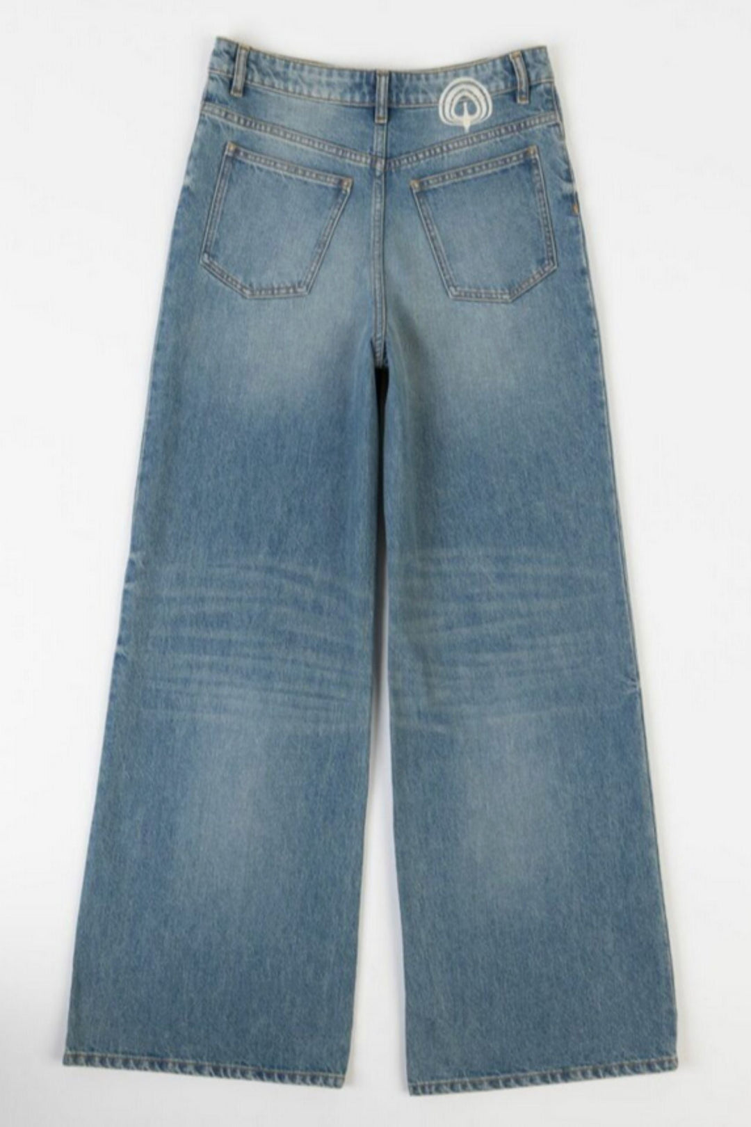 Le Pantalon Peacock in Bleu D'été Vintage by Happy Haus