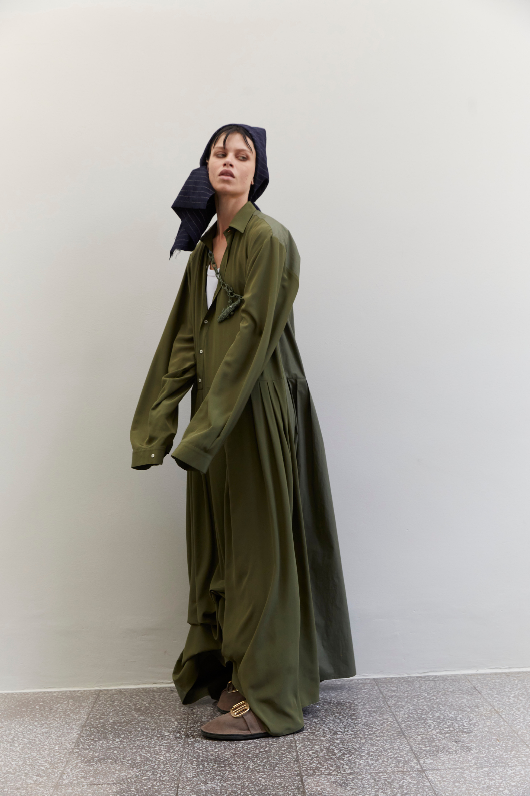 Tina Silk Dress by Maison Jejia, a fluid silk piece designed to move easily from day to evening.