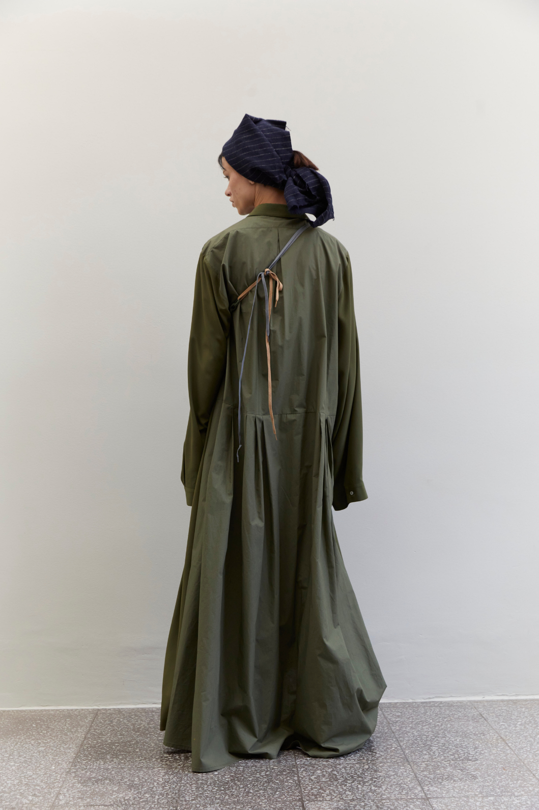 Tina Silk Dress by Maison Jejia balancing soft structure with a relaxed, flowing drape.