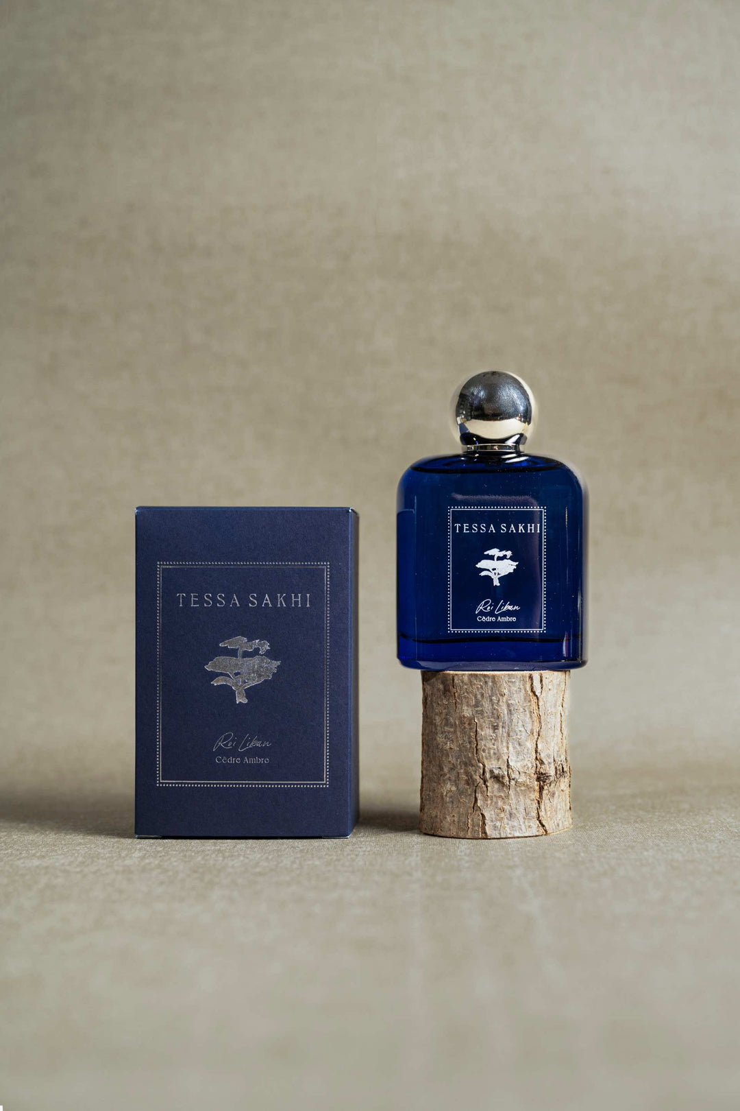 Roi Liban Cèdre Ambre by Tessa Sakhi woody Eau de Parfum bottle inspired by Lebanon Cedars of God forest at House of Nomad Stories