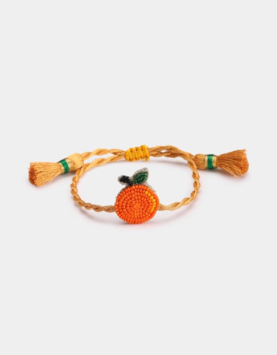 Discover Olivia Dar’s hand-beaded Orange bracelet from the Fruit Punch collection. Handmade in New Delhi with sustainable materials and ethical craftsmanship. Part of House of Woven Stories selection.